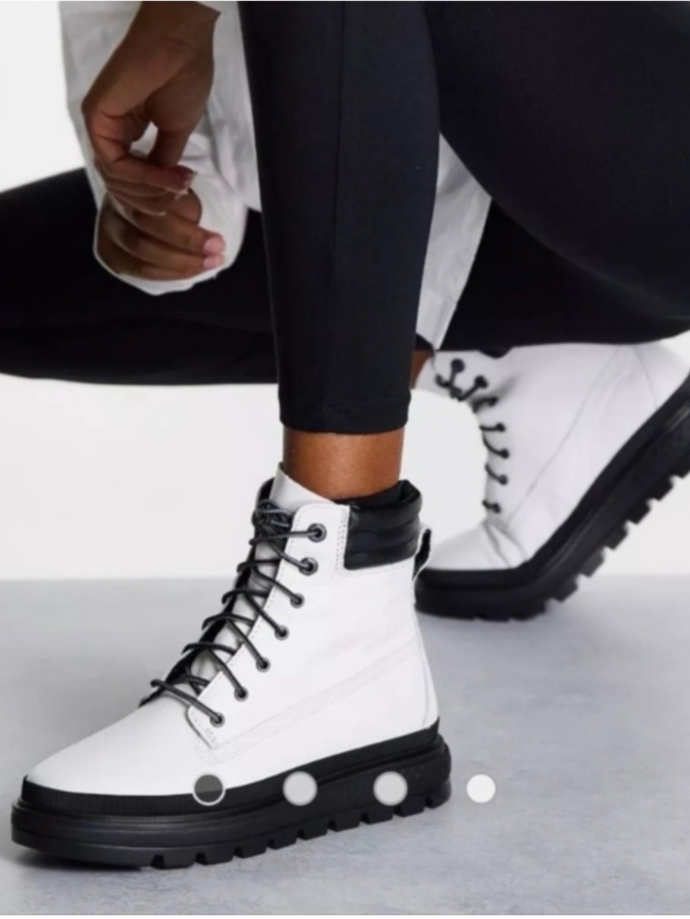 Timberland | New Ray City Boot Black/White | Size 8